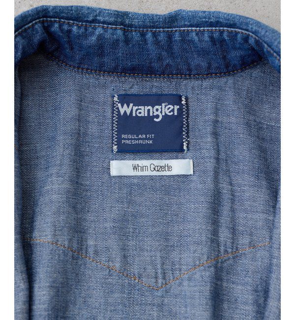  「【Wrangler】刺繍デニムシャツ」|シャツ・ブラウス|