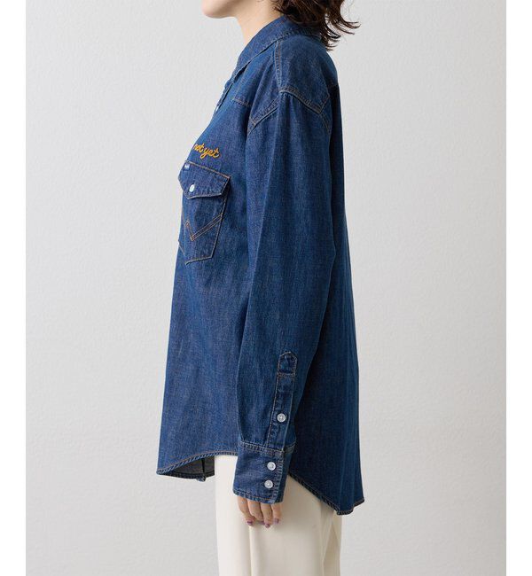  「【Wrangler】刺繍デニムシャツ」|シャツ・ブラウス|