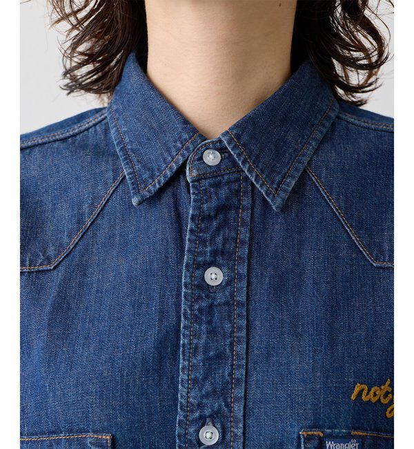  「【Wrangler】刺繍デニムシャツ」|シャツ・ブラウス|