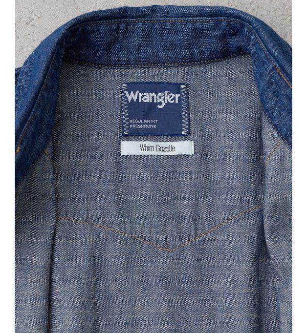  「【Wrangler】刺繍デニムシャツ」|シャツ・ブラウス|