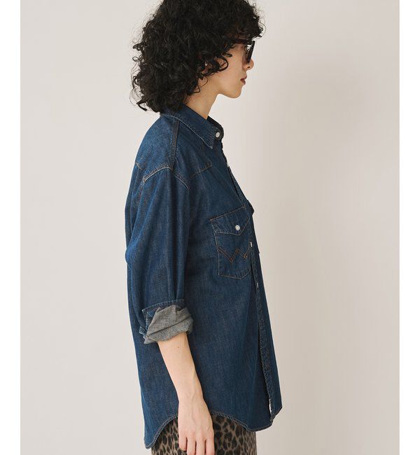  「【Wrangler】刺繍デニムシャツ」|シャツ・ブラウス|