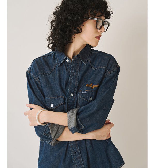  「【Wrangler】刺繍デニムシャツ」|シャツ・ブラウス|