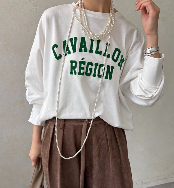  「CAVAILLON REGIONドルマンプリントロンTEE」|Tシャツ・カットソー|