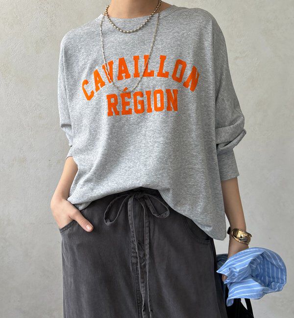  「CAVAILLON REGIONドルマンプリントロンTEE」|Tシャツ・カットソー|