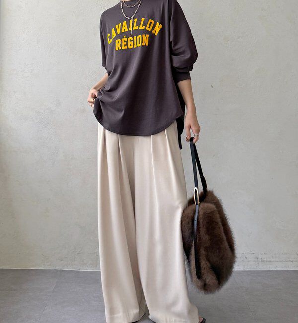  「CAVAILLON REGIONドルマンプリントロンTEE」|Tシャツ・カットソー|