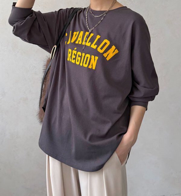  「CAVAILLON REGIONドルマンプリントロンTEE」|Tシャツ・カットソー|