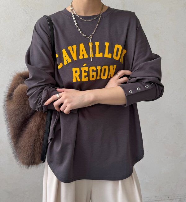  「CAVAILLON REGIONドルマンプリントロンTEE」|Tシャツ・カットソー|