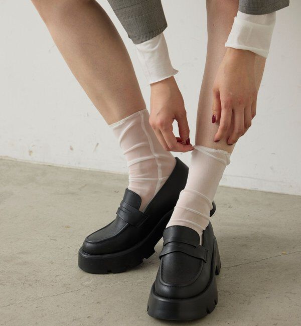  「【La nature linge】シアーソックス」|ソックス|