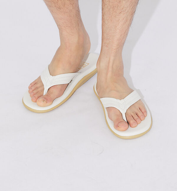 ABAHOUSE「【ISLAND SLIPPER / アイランドスリッパ】レザー トングサンダル」|サンダル|