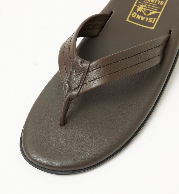 ABAHOUSE「【ISLAND SLIPPER / アイランドスリッパ】レザー トングサンダル」|サンダル|