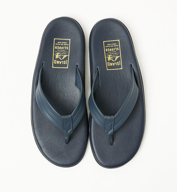 ABAHOUSE「【ISLAND SLIPPER / アイランドスリッパ】レザー トングサンダル」|サンダル|