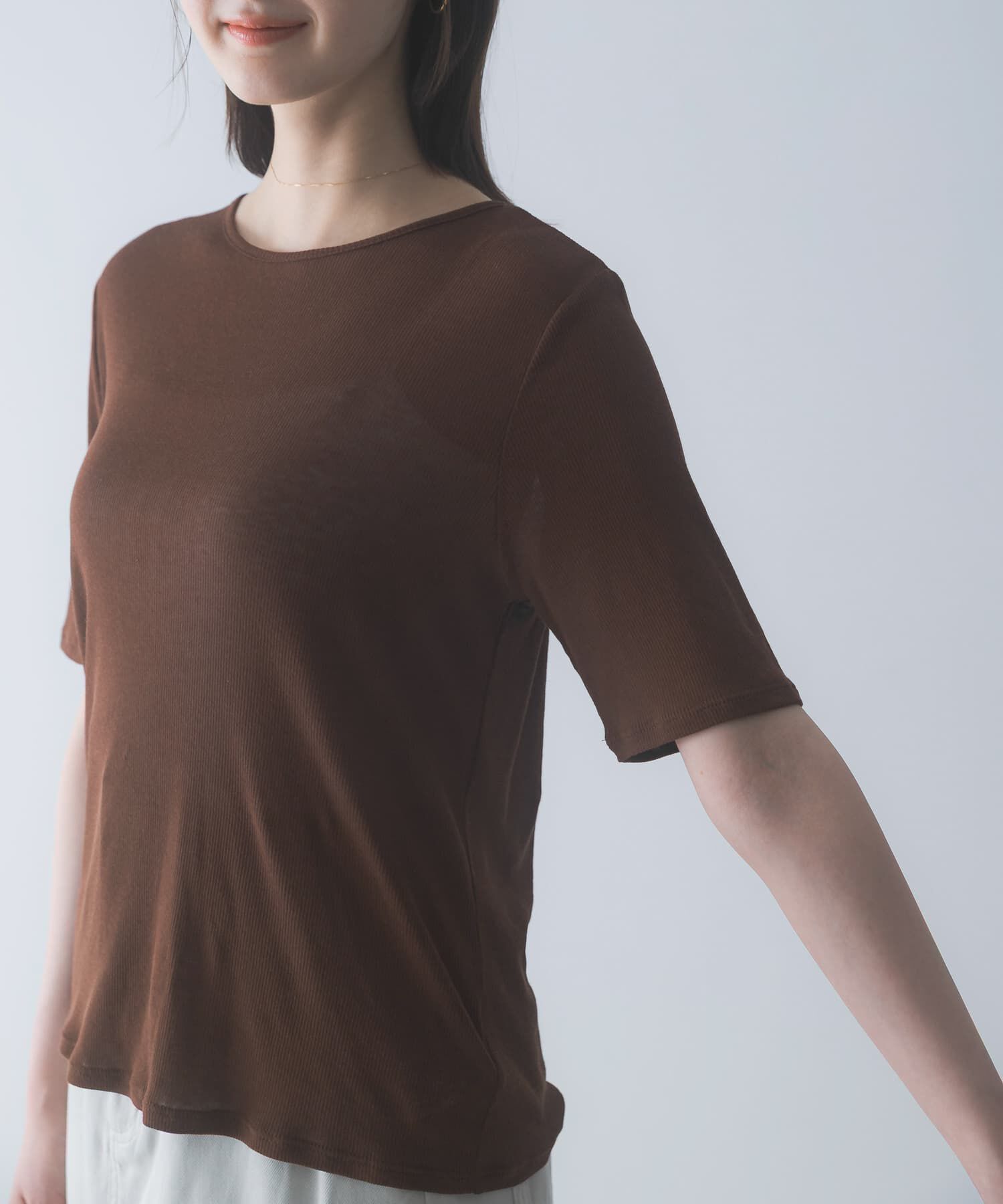URBAN RESEARCH ROSSO「バックリボンカットソー」|Tシャツ・カットソー|