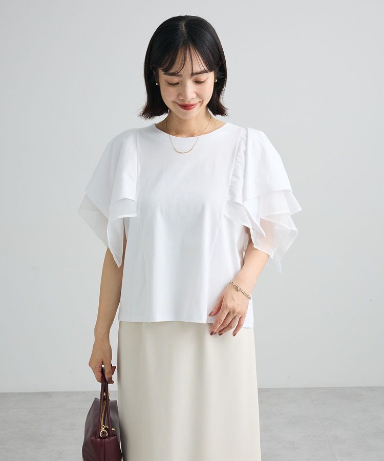 Green Parks「イレギュラースリーブカットプルオーバー」|Tシャツ・カットソー|