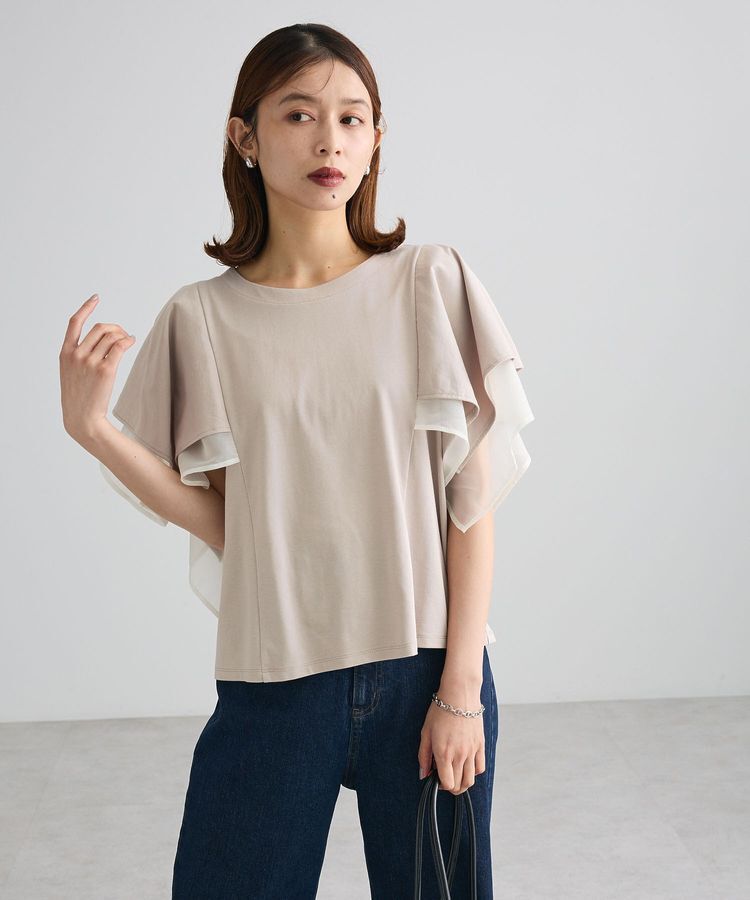 Green Parks「イレギュラースリーブカットプルオーバー」|Tシャツ・カットソー|