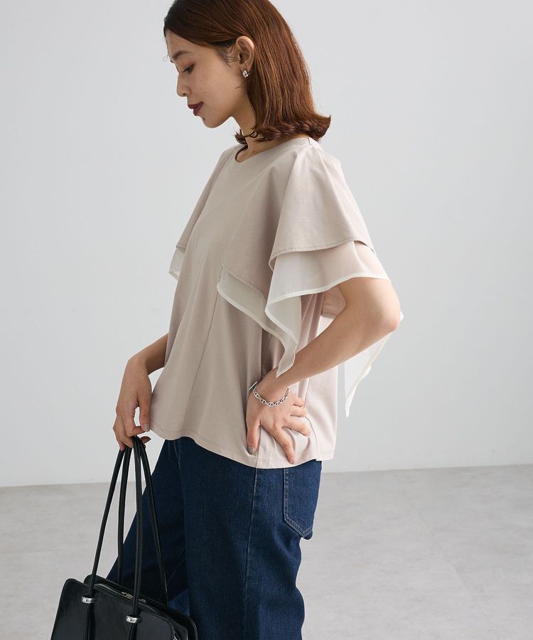 Green Parks「イレギュラースリーブカットプルオーバー」|Tシャツ・カットソー|