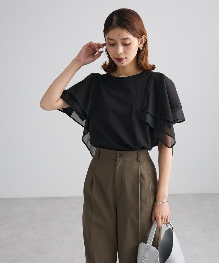 Green Parks「イレギュラースリーブカットプルオーバー」|Tシャツ・カットソー|