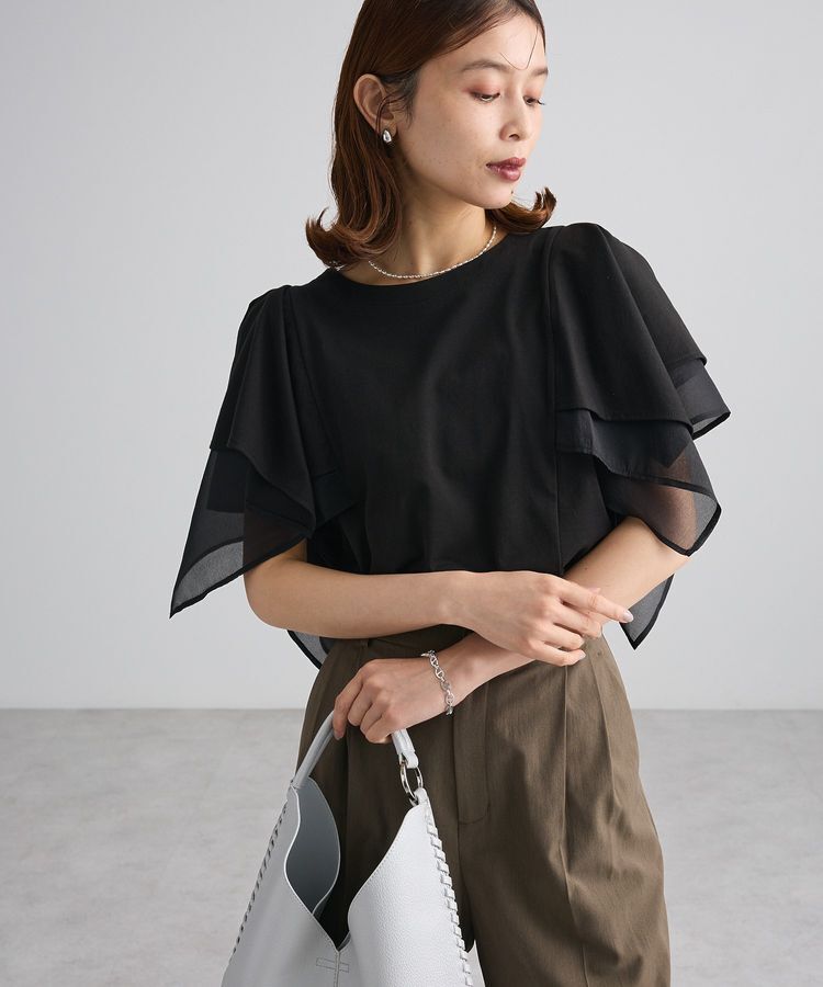 Green Parks「イレギュラースリーブカットプルオーバー」|Tシャツ・カットソー|