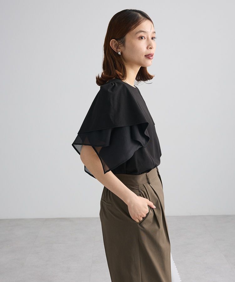 Green Parks「イレギュラースリーブカットプルオーバー」|Tシャツ・カットソー|