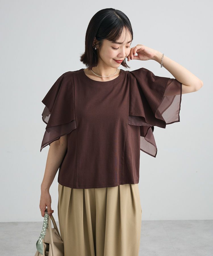 Green Parks「イレギュラースリーブカットプルオーバー」|Tシャツ・カットソー|