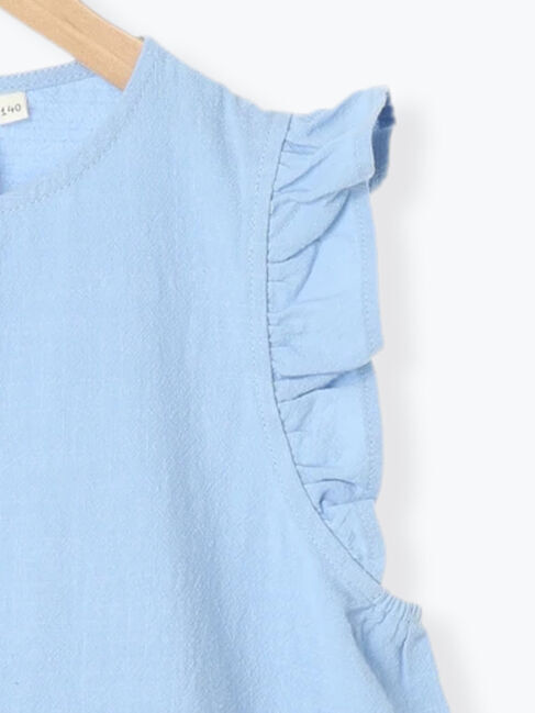 Samansa Mos2 Lagom「【140・150】肩フリルワンピース」|ワンピース|