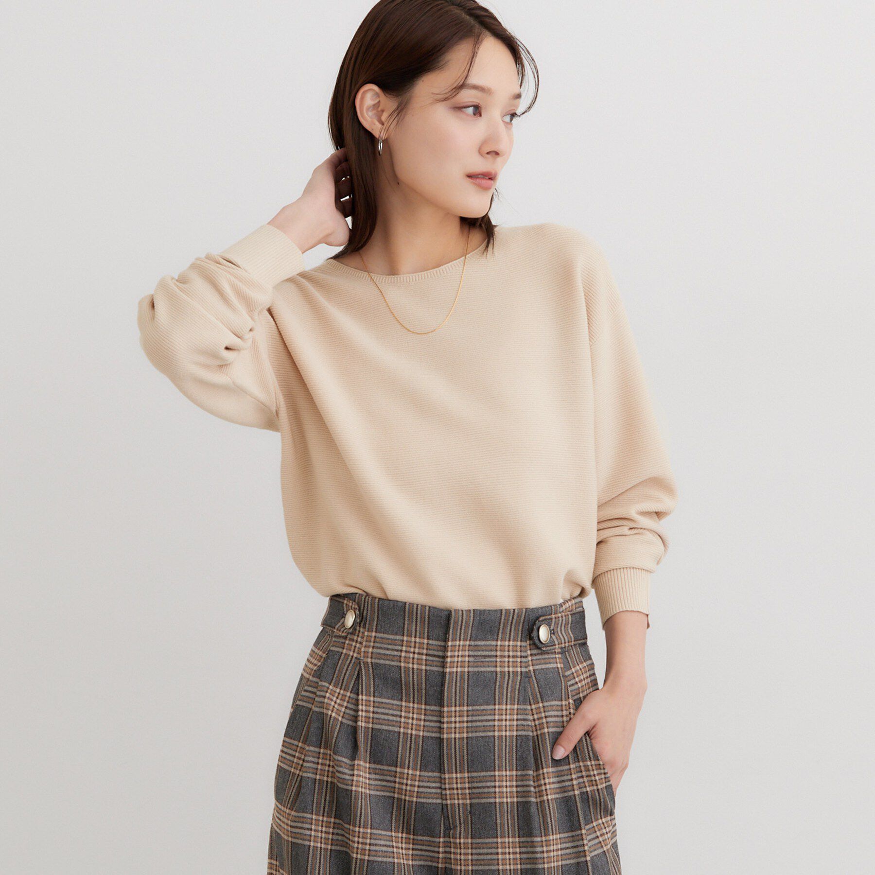 THE SHOP TK「アンチピリングガーターニット」|ニット・セーター|