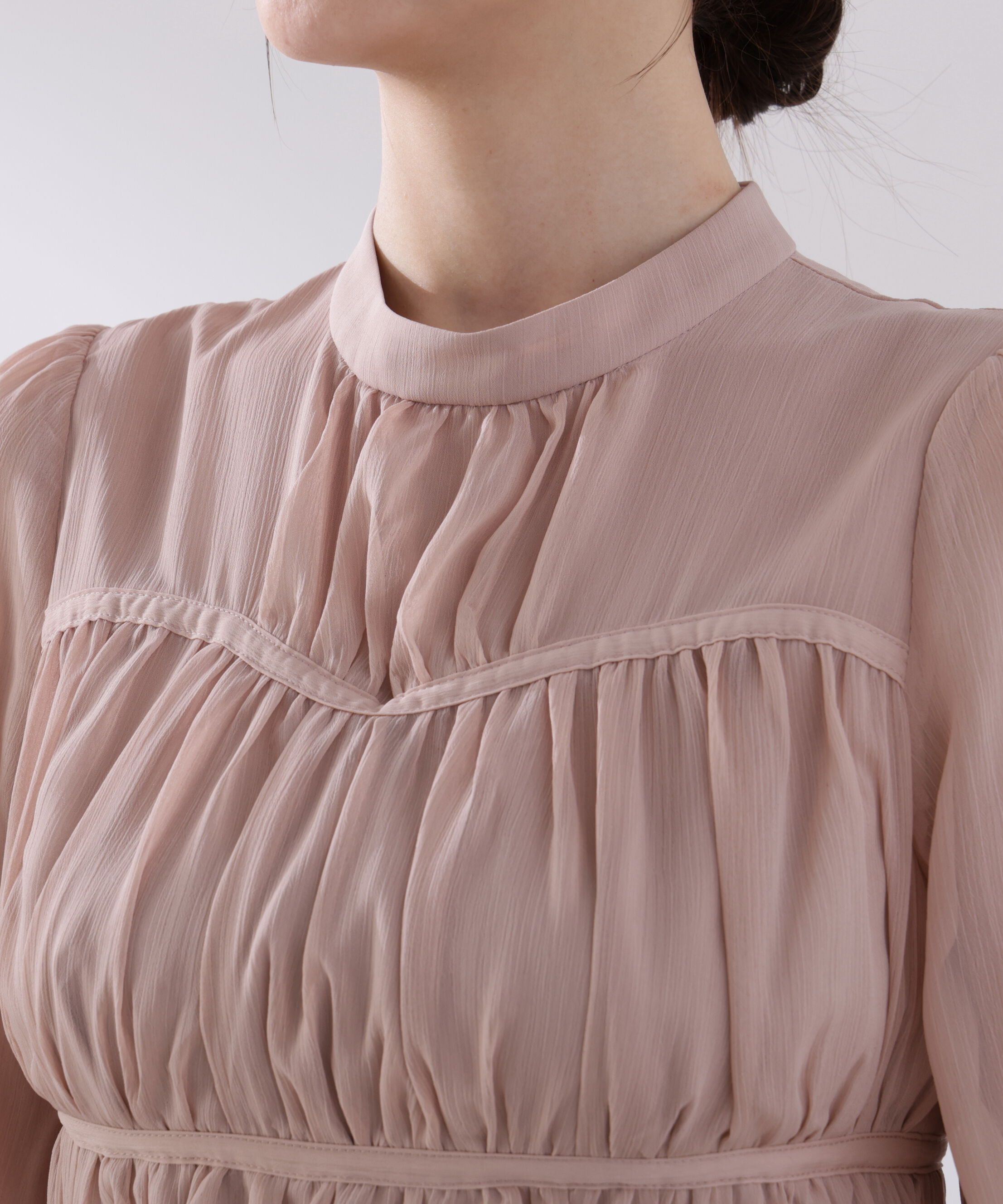 PROPORTION BODY DRESSING「＜L＞ピンタックロングワンピース　26SS」|ワンピース|