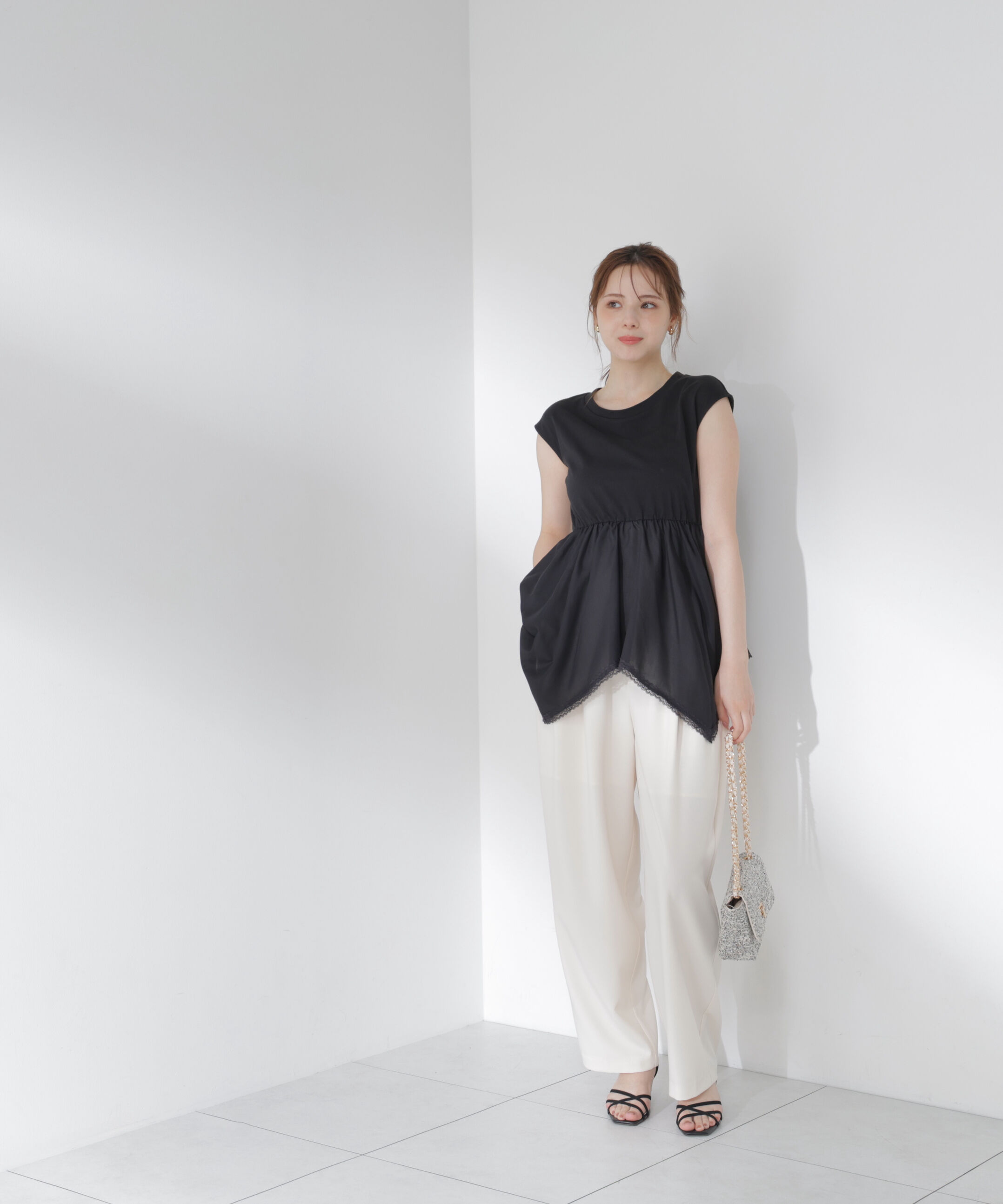 PROPORTION BODY DRESSING「＜EDIT COLOGNE＞ハンカチーフカットトップス」|Tシャツ・カットソー|
