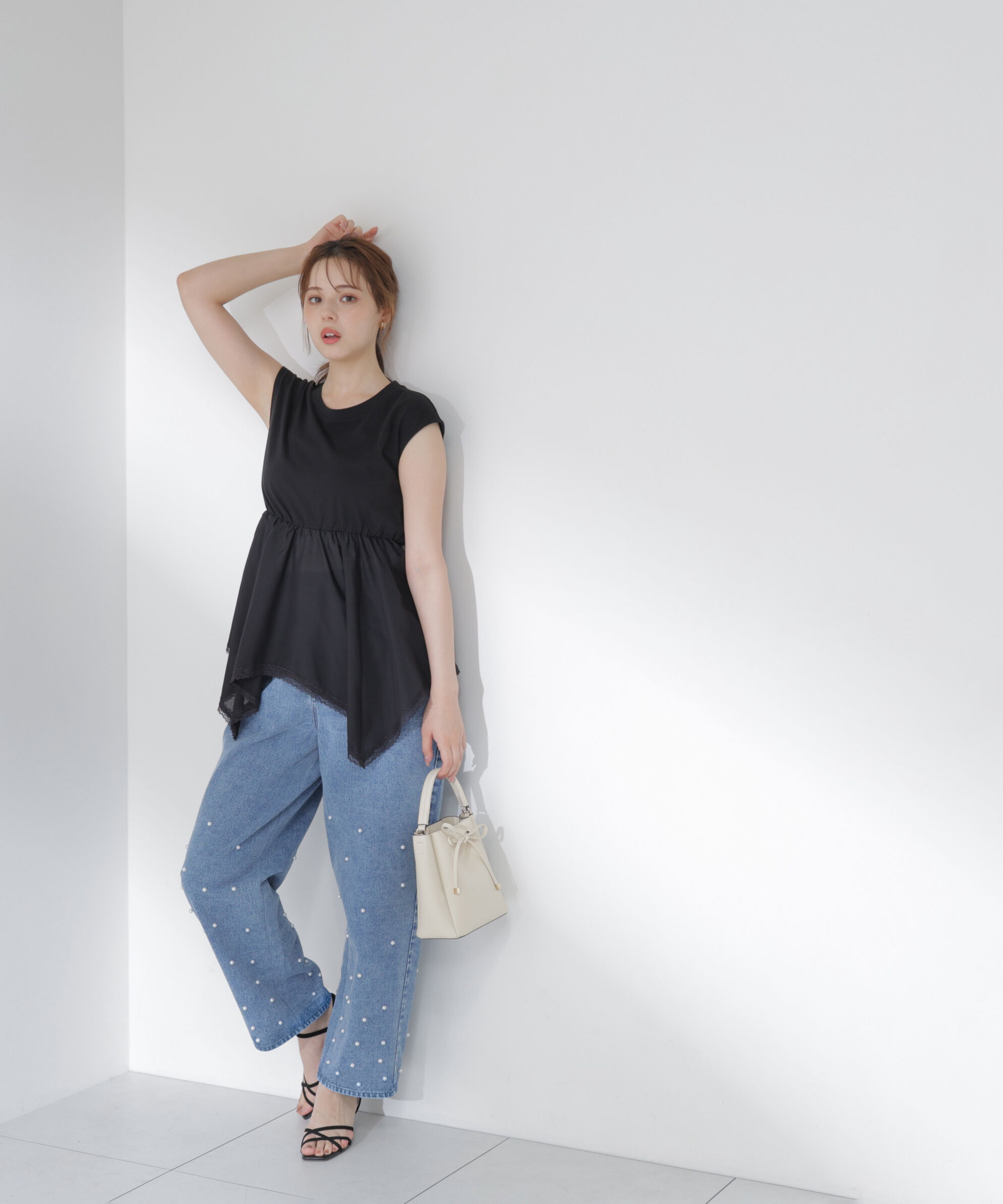 PROPORTION BODY DRESSING「＜EDIT COLOGNE＞ハンカチーフカットトップス」|Tシャツ・カットソー|