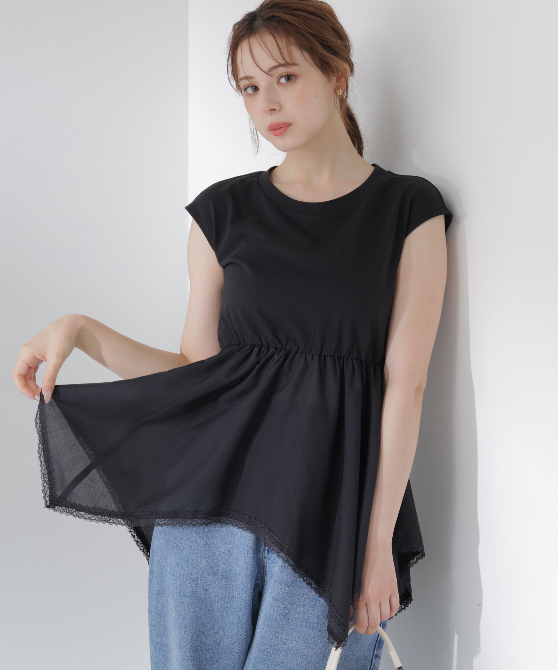 PROPORTION BODY DRESSING「＜EDIT COLOGNE＞ハンカチーフカットトップス」|Tシャツ・カットソー|