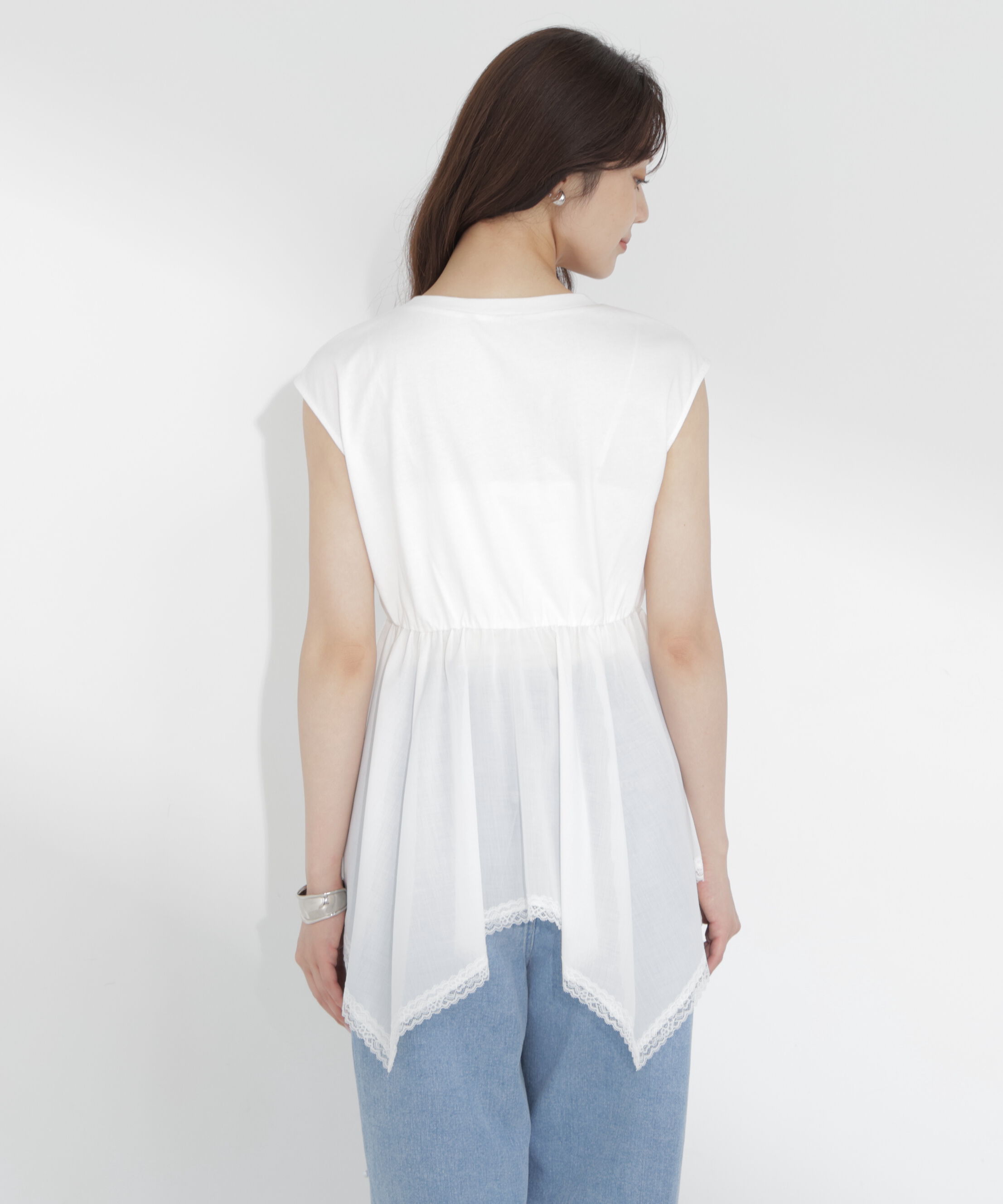PROPORTION BODY DRESSING「＜EDIT COLOGNE＞ハンカチーフカットトップス」|Tシャツ・カットソー|