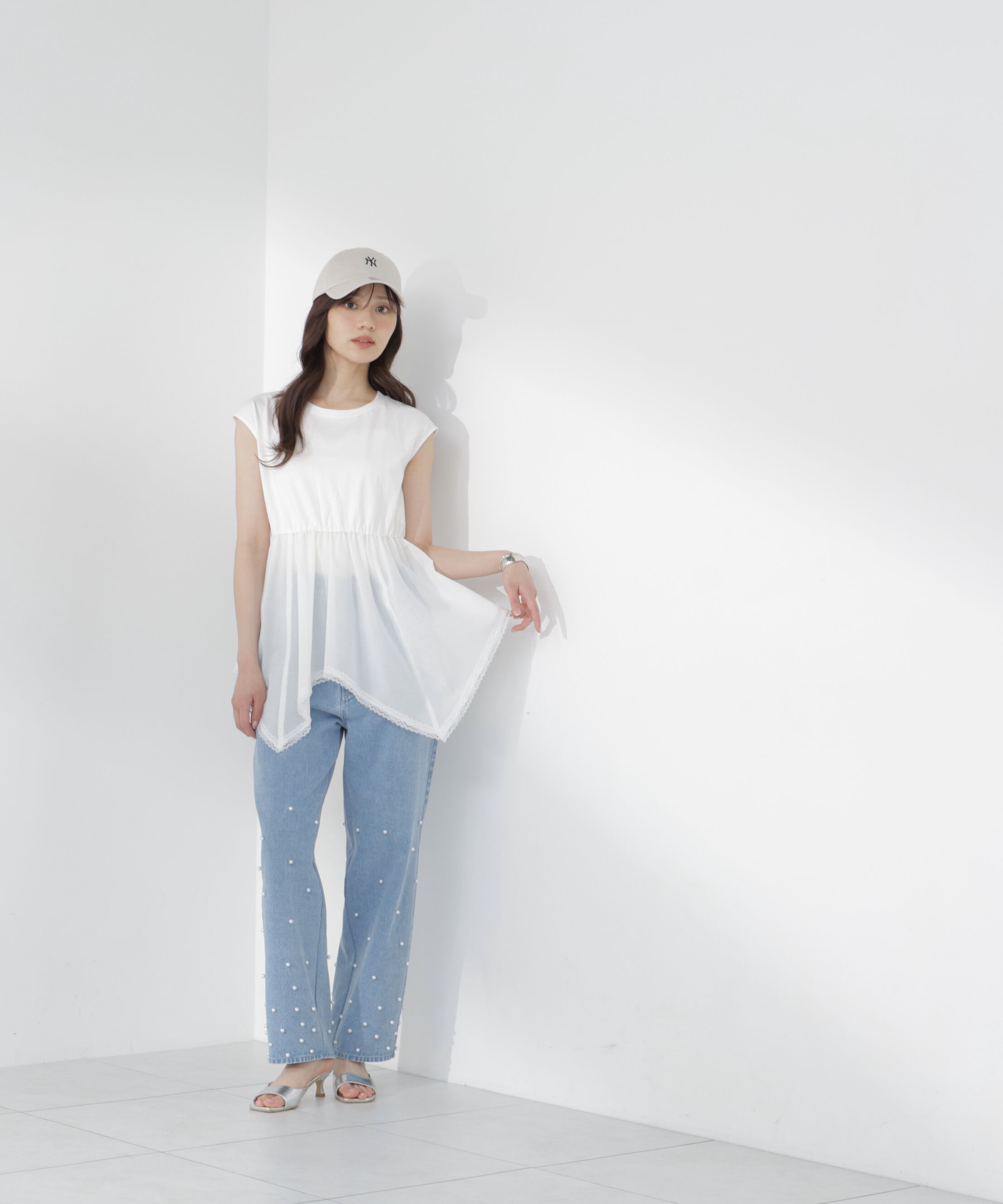 PROPORTION BODY DRESSING「＜EDIT COLOGNE＞ハンカチーフカットトップス」|Tシャツ・カットソー|