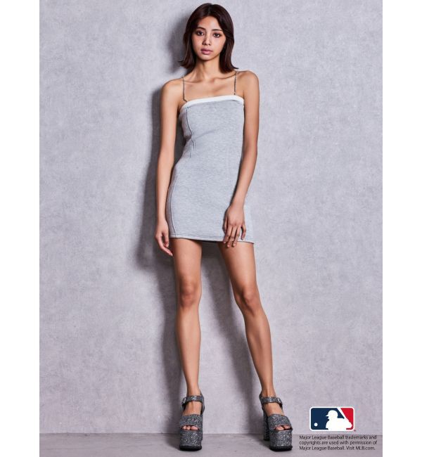 GYDA「GYDA［MLB］bijou logoベアワンピース」|ワンピース|
