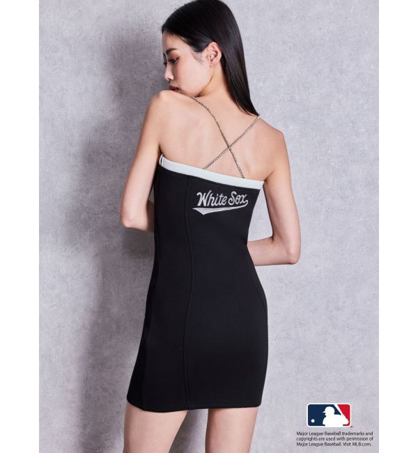 GYDA「GYDA［MLB］bijou logoベアワンピース」|ワンピース|