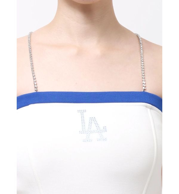 GYDA「GYDA［MLB］bijou logoベアワンピース」|ワンピース|
