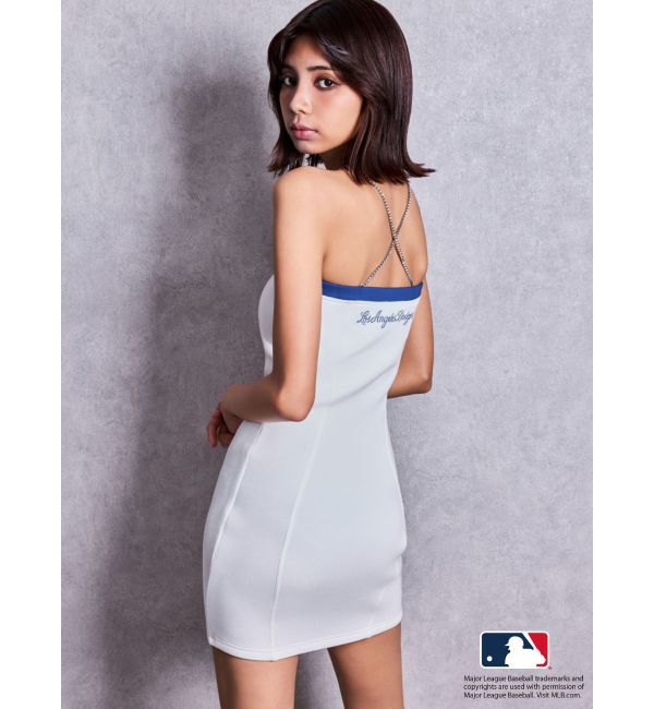 GYDA「GYDA［MLB］bijou logoベアワンピース」|ワンピース|