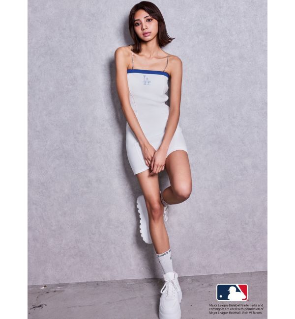 GYDA「GYDA［MLB］bijou logoベアワンピース」|ワンピース|