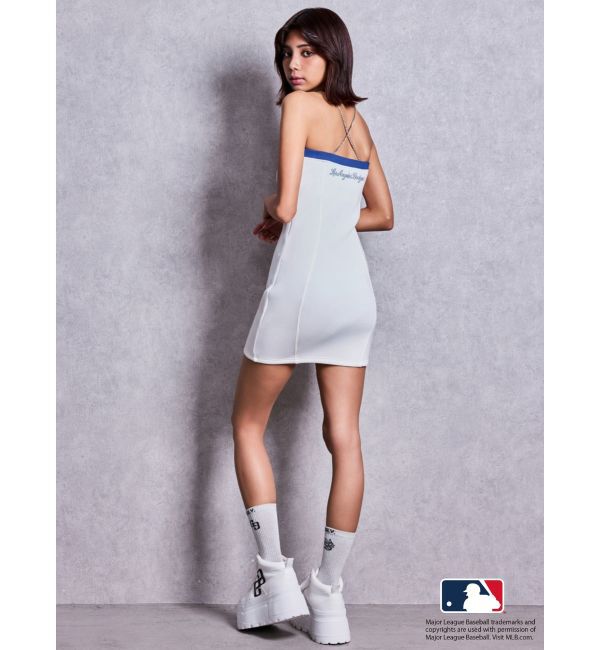 GYDA「GYDA［MLB］bijou logoベアワンピース」|ワンピース|