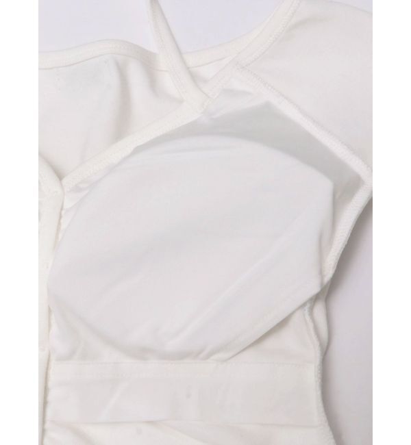 GYDA「フロントギャザーホルターオフショルトップス」|Tシャツ・カットソー|