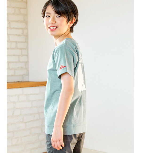 ikka kids「URBAN NATURE LIFE アーバンネイチャーライフ ドライCOOLバックプリントTシャツ（120~160cm）」|Tシャツ・カットソー|