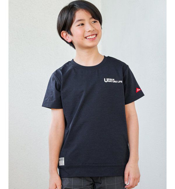 ikka kids「URBAN NATURE LIFE アーバンネイチャーライフ ドライCOOLバックプリントTシャツ（120~160cm）」|Tシャツ・カットソー|