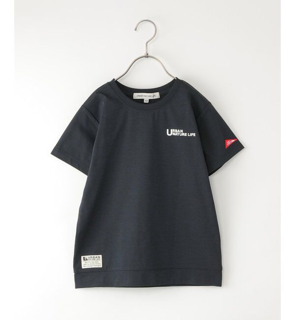 ikka kids「URBAN NATURE LIFE アーバンネイチャーライフ ドライCOOLバックプリントTシャツ（120~160cm）」|Tシャツ・カットソー|