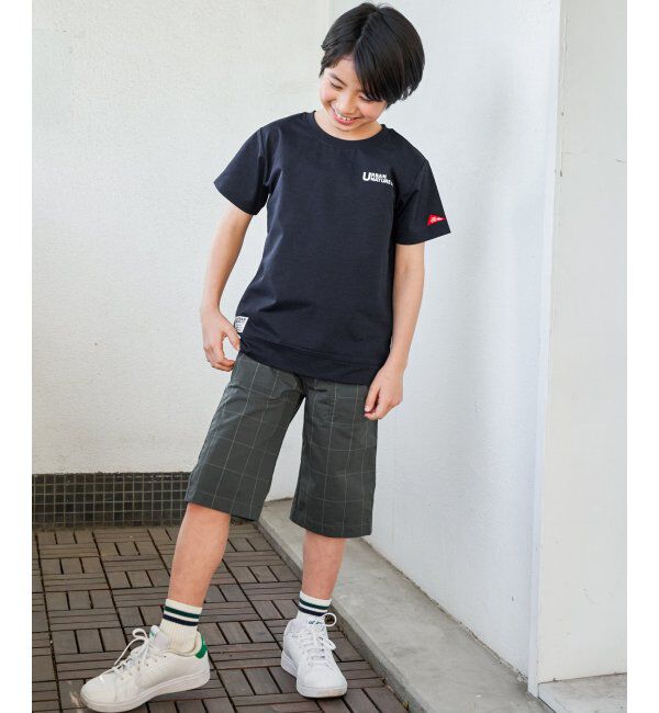 ikka kids「URBAN NATURE LIFE アーバンネイチャーライフ ドライCOOLバックプリントTシャツ（120~160cm）」|Tシャツ・カットソー|