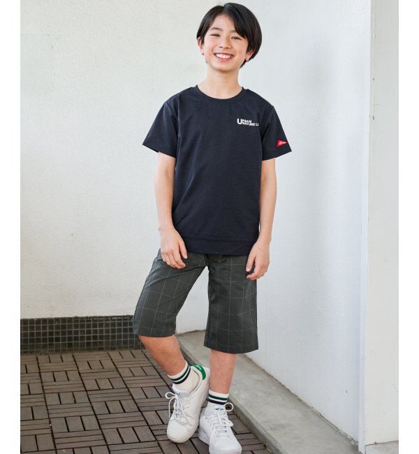 ikka kids「URBAN NATURE LIFE アーバンネイチャーライフ ドライCOOLバックプリントTシャツ（120~160cm）」|Tシャツ・カットソー|