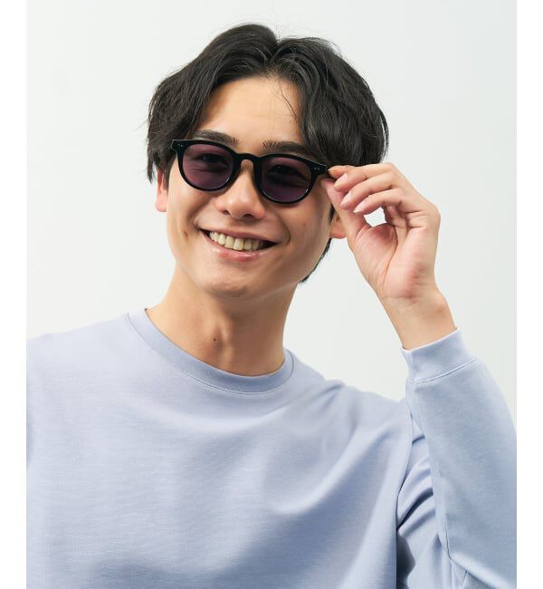  「【WEB限定】SUNCUTGlasses/UV100%CUT ウェリントン型 調光サングラス | 紫外線で色が変わる 紫外線対策」|サングラス|