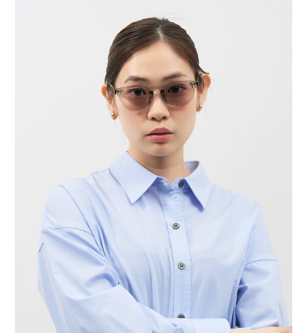  「【WEB限定】SUNCUTGlasses/UV100%CUT ウェリントン型 調光サングラス | 紫外線で色が変わる 紫外線対策」|サングラス|