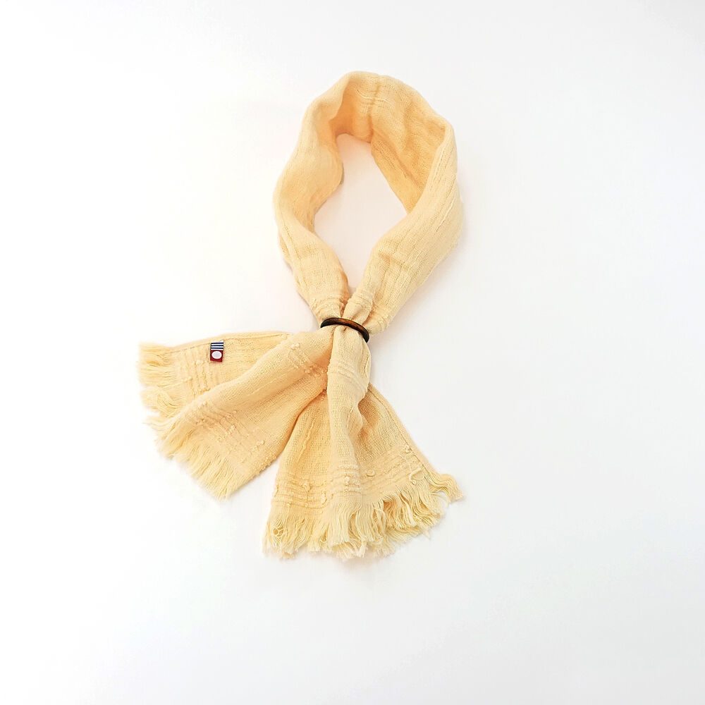 BACKYARD FAMILY「マフラー レディース 通販 小さめ ストール スカーフ 今治 タオル たおる 今治タオル」|ストール|ベージュ1