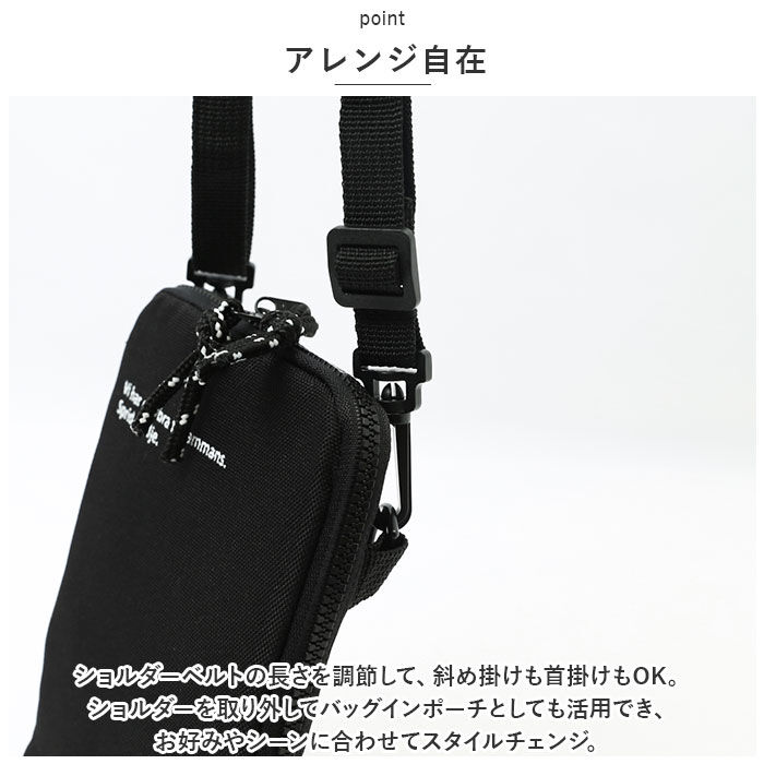 BACKYARD FAMILY「moz モズ スマホポーチ 通販 スマホショルダー マルチポーチ ポーチ ショルダーバッグ」|ショルダー・メッセンジャー|