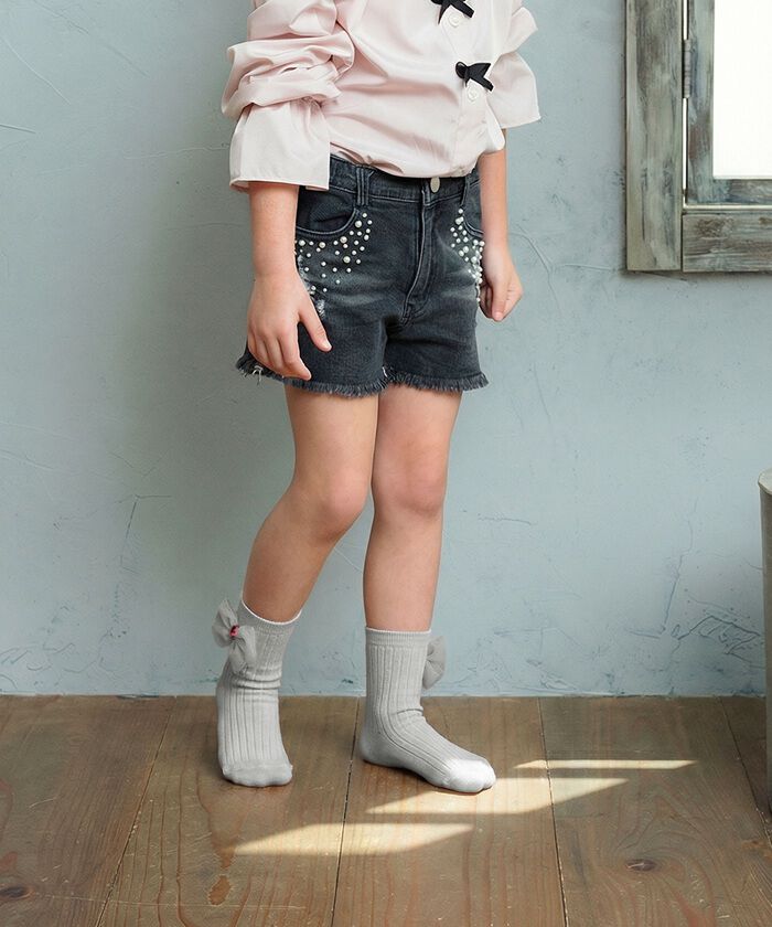 BACKYARD FAMILY「Rora 靴下 キッズ 通販 ローラ ソックス 女の子 ショートソックス リブソックス フォーマル」|ソックス|