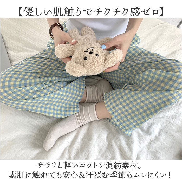 BACKYARD FAMILY「パンツ ルームウェア レディース 通販 ズボン 長ズボン ロングパンツ 寝間着 部屋着 寝巻」|ルームウェア|