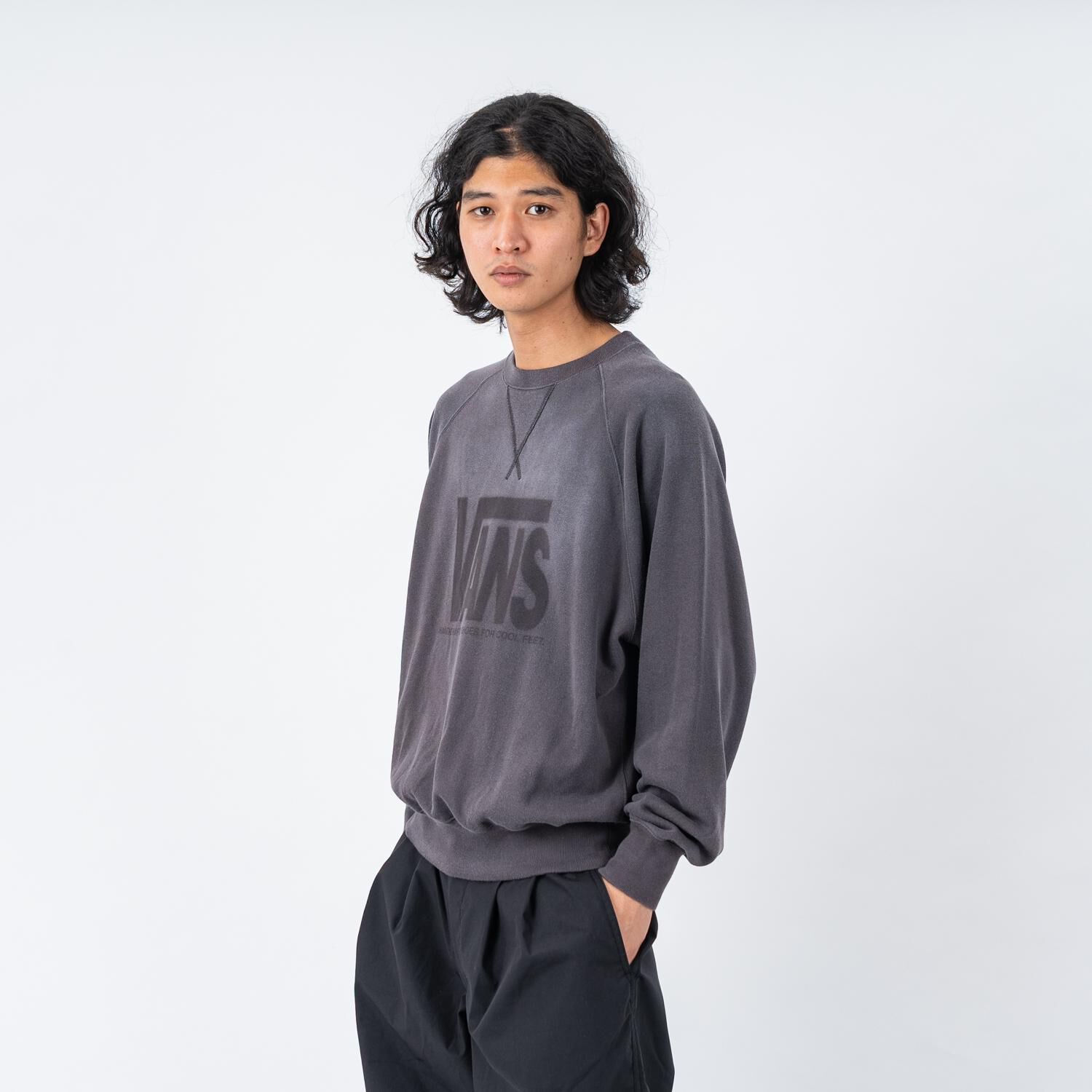 VANS「【VANSｱﾊﾟﾚﾙ(WJ)】U Vintage Crew Sweat」|パーカー|